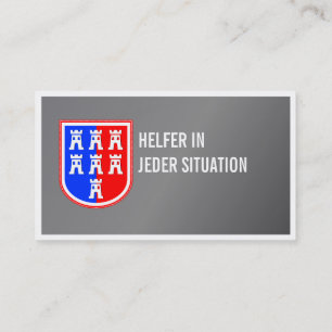 Saxonian Wappen Karten Business Card
