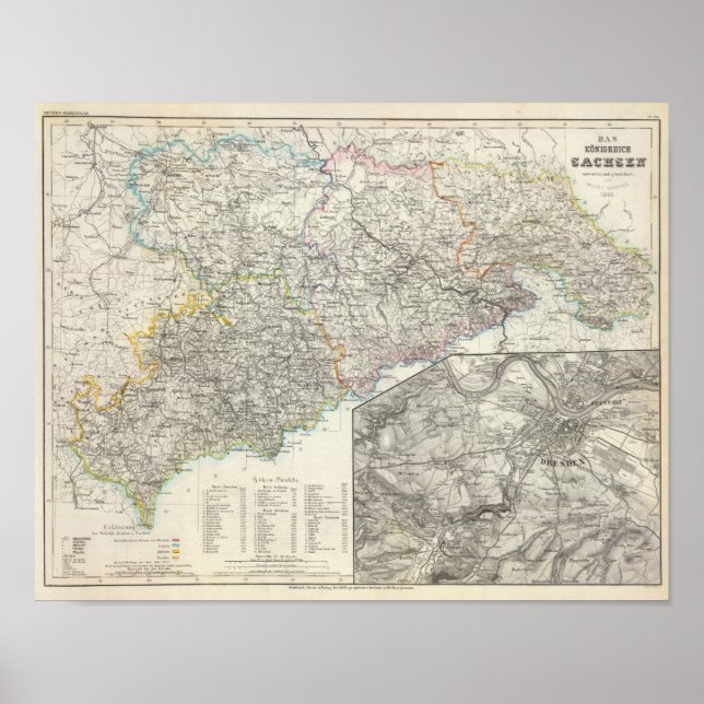 Saxony, Dresden Germany Poster (Front)