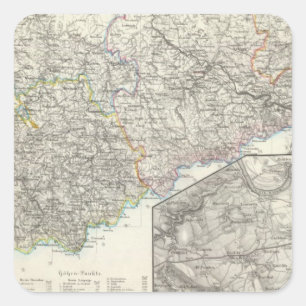 Saxony, Dresden Germany Square Sticker