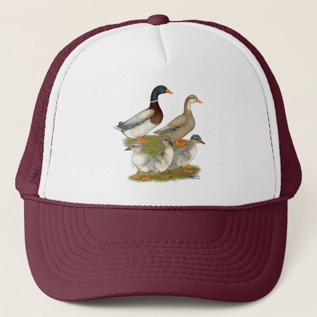 Saxony Duck Family Trucker Hat (Front)