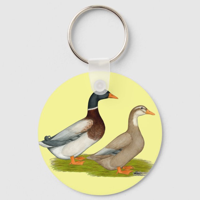 Saxony Ducks Key Ring (Front)
