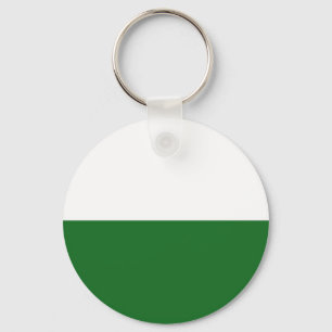 saxony region flag germany country state land key ring