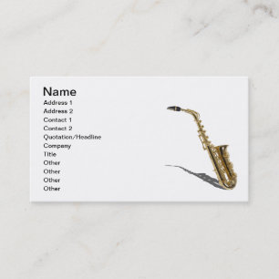 Saxophone020511, Name, Address 1, Address 2, Co... Business Card