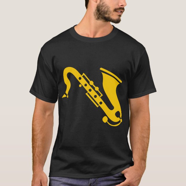 Saxophone - Amber T-Shirt (Front)