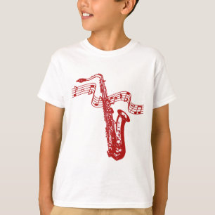 Saxophone and notes T-Shirt