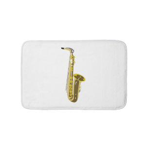 Saxophone Bath Mat