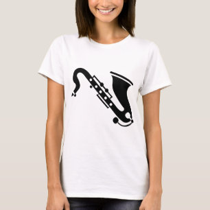 Saxophone - Black T-Shirt