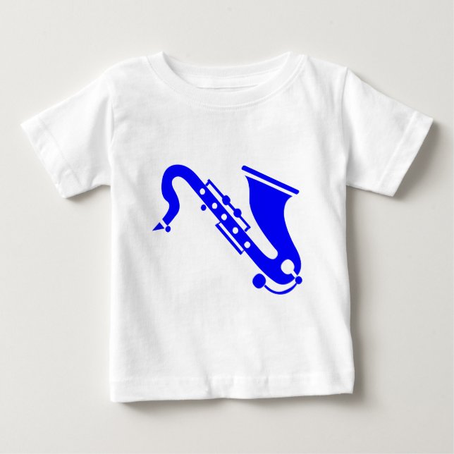 Saxophone - Blue Baby T-Shirt (Front)