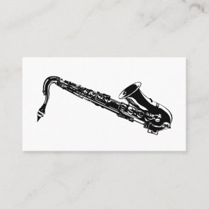 Saxophone Business Cards