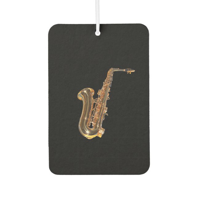 Saxophone Car Air Freshener (Front)