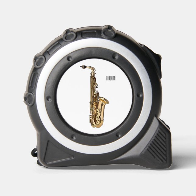 Saxophone cartoon illustration 1 (Front)
