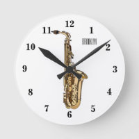 Saxophone cartoon illustration