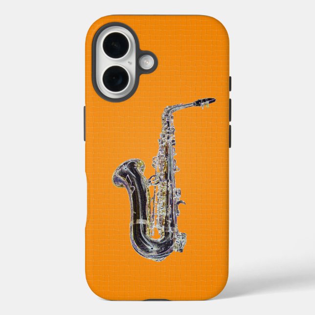 Saxophone Case-Mate iPhone Case (Back)