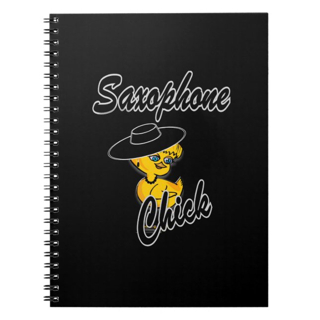 Saxophone Chick #4 Notebook (Front)