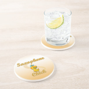 Saxophone Chick Coaster