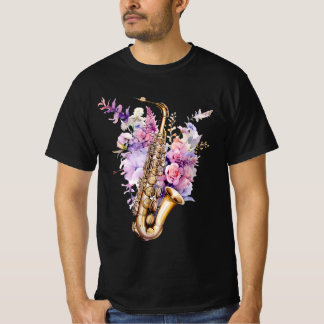 Saxophone- Colorful graffiti T-Shirt