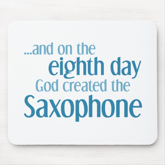 Saxophone Creation Mouse Mat (Front)