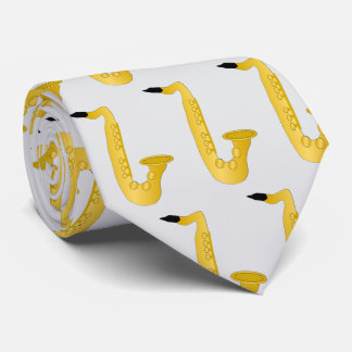 Saxophone Design Tie