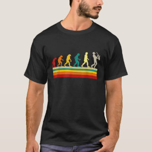 Saxophone Evolution Saxophone Player Musician Funn T-Shirt