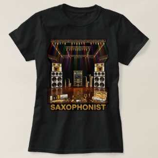 Saxophone Family: Soprano Alto Tenor Baritone T-Shirt