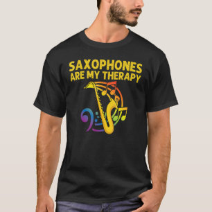 Saxophone For Men Women Reed Instrument T-Shirt