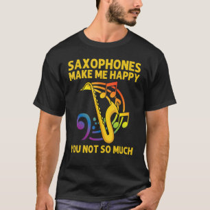 Saxophone For Men Women Reed Instrument T-Shirt