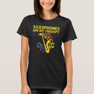 Saxophone For Men Women Reed Instrument T-Shirt