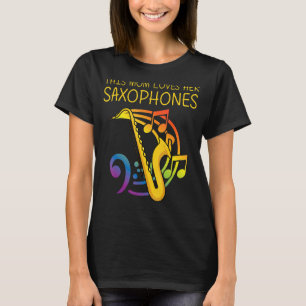 Saxophone For Mum Women Reed Instrument T-Shirt