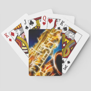 Saxophone Fractal Playing Cards