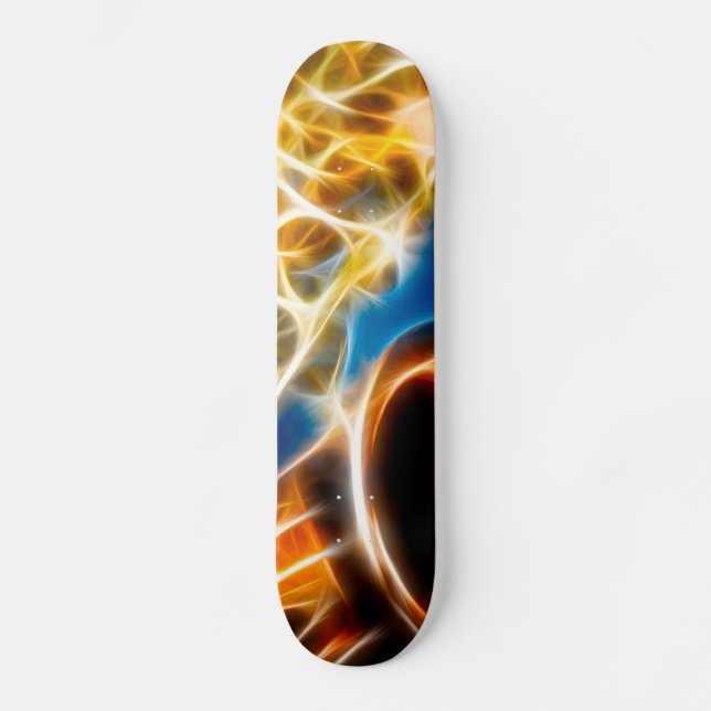Saxophone - Fractal Skateboard (Front)