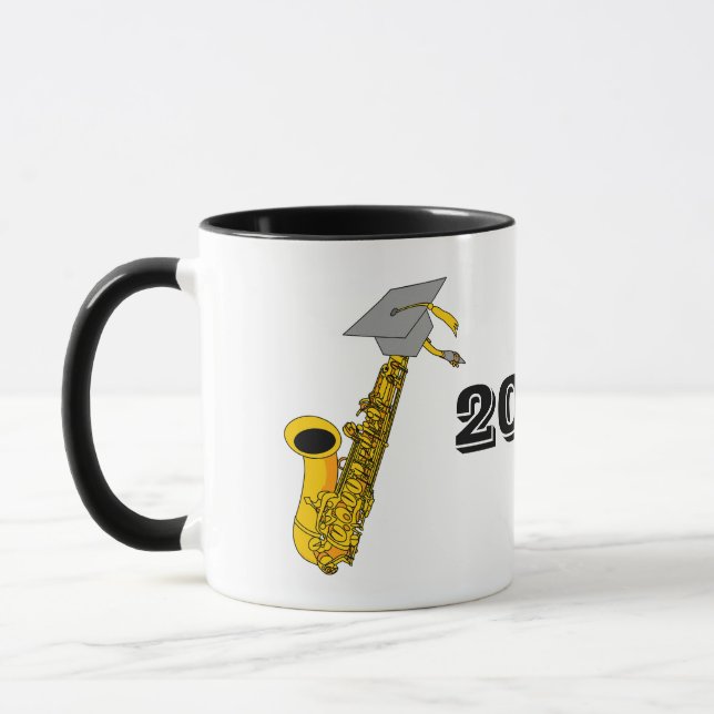 Saxophone Graduation Mug (Left)