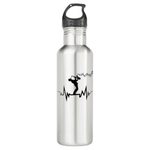 Saxophone Heartbeat  Cool  For Musicians 710 Ml Water Bottle