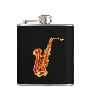 Saxophone Hip Flask