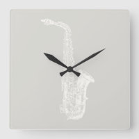Saxophone Illustrated Music Art CUSTOM COLOR