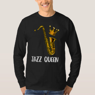 Saxophone Jazz Music Women Saxophone Girls Jazz T-Shirt