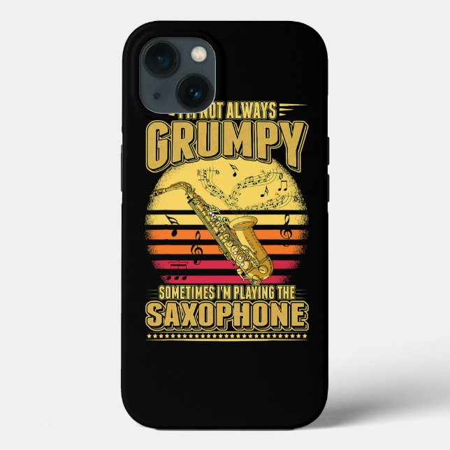 Saxophone Jazz Saxophone Saxophone Case-Mate iPhone Case (Back)