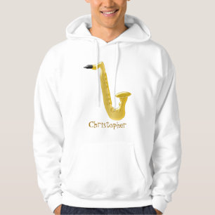 Saxophone Just Add Name Hoodie