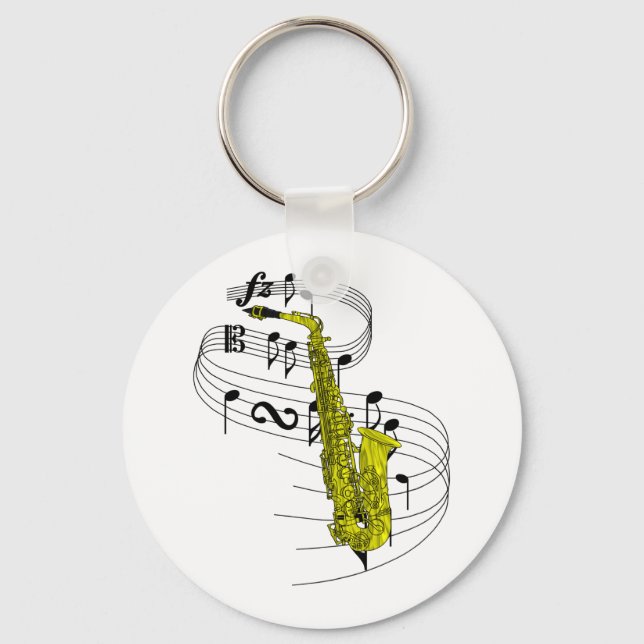 Saxophone Key Ring (Front)