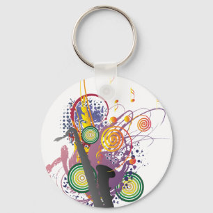 saxophone key ring