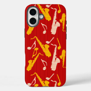 Saxophone Lines  iPhone 16 Plus Case