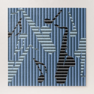 Saxophone Lines Jigsaw Puzzle
