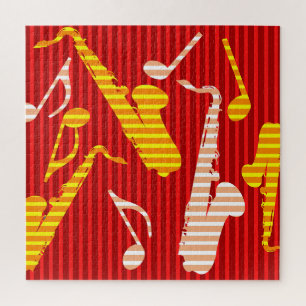 Saxophone Lines Jigsaw Puzzle