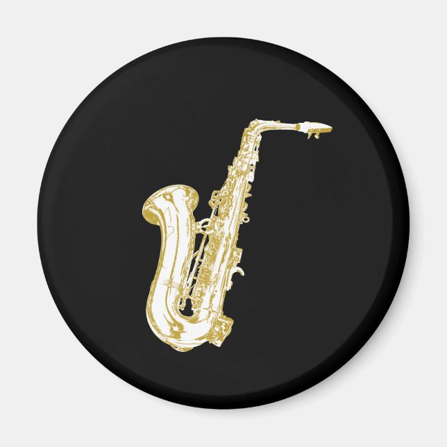 Saxophone Magnet (Front)
