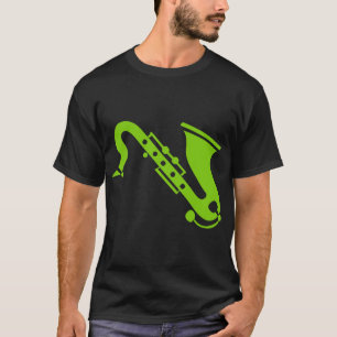 Saxophone - Martian Green T-Shirt