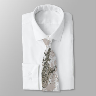 Saxophone Men's Tie