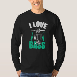 Saxophone Motif For Saxophone Player 3 T-Shirt