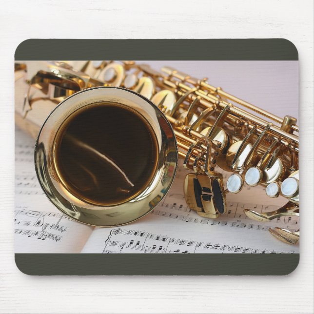 Saxophone Mouse Mat (Front)