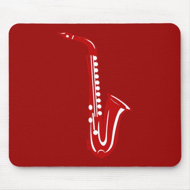 Saxophone Mouse Mat (Front)