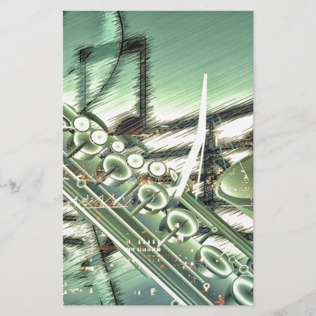 Saxophone music design accessories - customise stationery (Front)