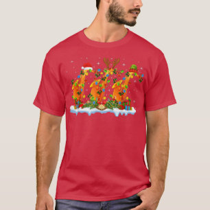 Saxophone Music Lover Matching Santa Hat Saxophone T-Shirt